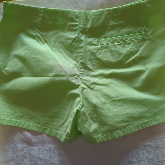 Old Navy Stretch Neon Green Cotton Stretchy Shorts (Size Youth 14) - Picture 2 of 5